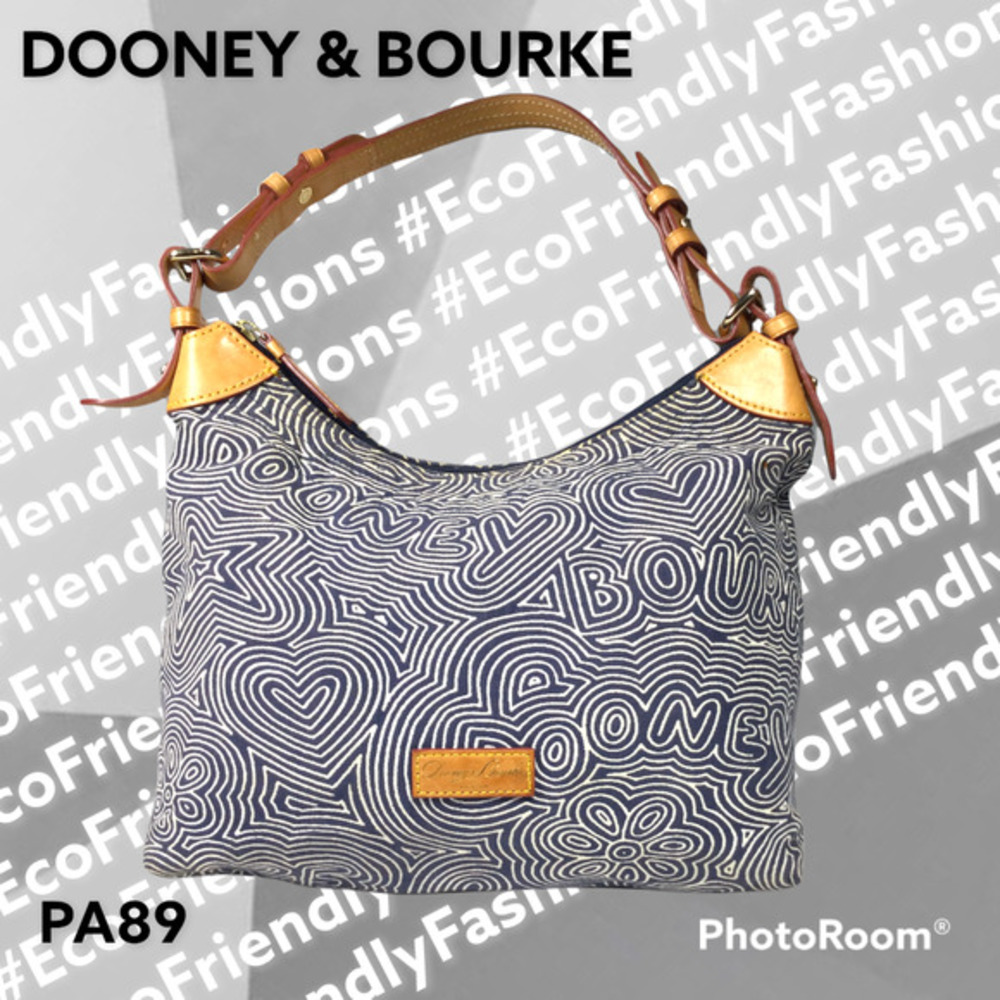 Dooney & Bourke Women's Swirls Hearts and Flowers Hobo Bag 1975